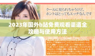 2023年国外b站免费观看渠道全攻略与使用方法