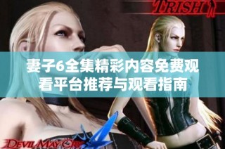 妻子6全集精彩内容免费观看平台推荐与观看指南