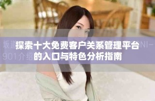探索十大免费客户关系管理平台的入口与特色分析指南