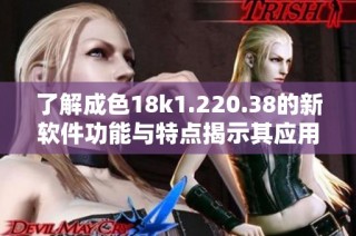 了解成色18k1.220.38的新软件功能与特点揭示其应用潜力
