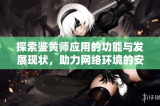 探索鉴黄师应用的功能与发展现状，助力网络环境的安全与健康