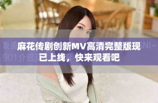 麻花传剧创新MV高清完整版现已上线，快来观看吧