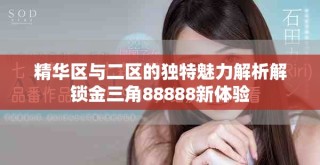 精华区与二区的独特魅力解析解锁金三角88888新体验