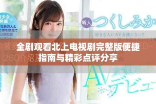 全剧观看北上电视剧完整版便捷指南与精彩点评分享