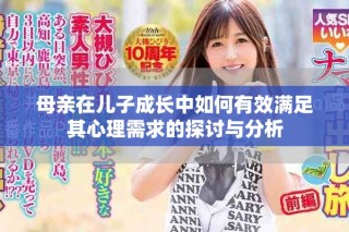 母亲在儿子成长中如何有效满足其心理需求的探讨与分析