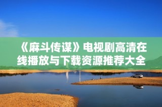 《麻斗传谋》电视剧高清在线播放与下载资源推荐大全