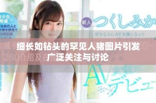 细长如钻头的罕见人猪图片引发广泛关注与讨论