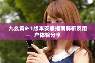 九幺黄9·1版本安装指南解析及用户体验分享