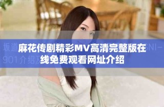 麻花传剧精彩MV高清完整版在线免费观看网址介绍