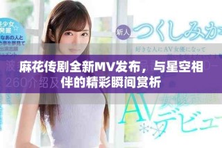 麻花传剧全新MV发布，与星空相伴的精彩瞬间赏析