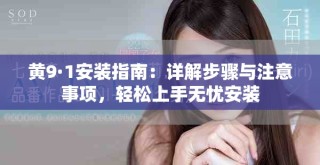 黄9·1安装指南：详解步骤与注意事项，轻松上手无忧安装