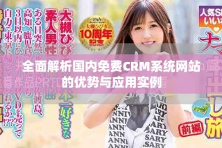 全面解析国内免费CRM系统网站的优势与应用实例