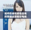 如何在线观看你是我的荣耀这部精彩电视剧的全部剧情