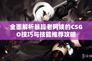 全面解析暴躁老阿姨的CSGO技巧与技能推荐攻略