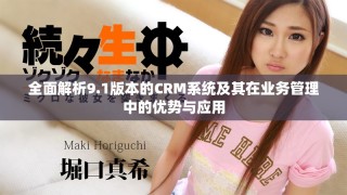 全面解析9.1版本的CRM系统及其在业务管理中的优势与应用