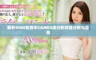 解析9988色母中CAMDS成分的详细分析与应用