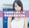 在线观看已满十八岁电视剧的便捷方法和资源分享