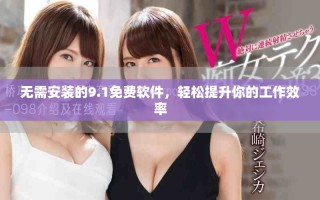 无需安装的9.1免费软件，轻松提升你的工作效率