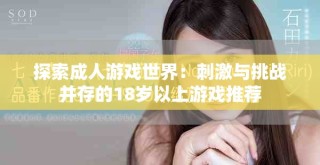 探索成人游戏世界：刺激与挑战并存的18岁以上游戏推荐