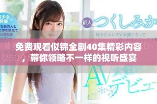 免费观看似锦全剧40集精彩内容，带你领略不一样的视听盛宴