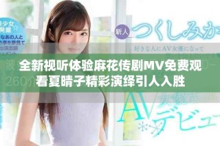 全新视听体验麻花传剧MV免费观看夏晴子精彩演绎引人入胜
