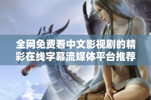 全网免费看中文影视剧的精彩在线字幕流媒体平台推荐