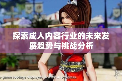 探索成人内容行业的未来发展趋势与挑战分析