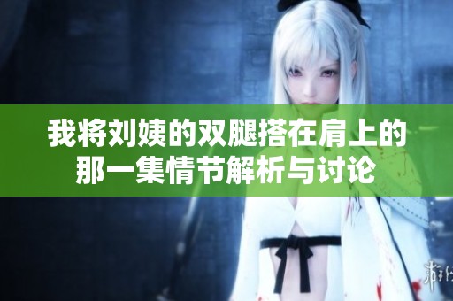 我将刘姨的双腿搭在肩上的那一集情节解析与讨论
