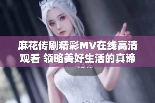 麻花传剧精彩MV在线高清观看 领略美好生活的真谛与欢乐