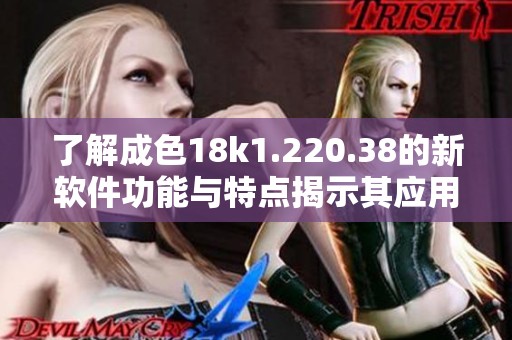 了解成色18k1.220.38的新软件功能与特点揭示其应用潜力
