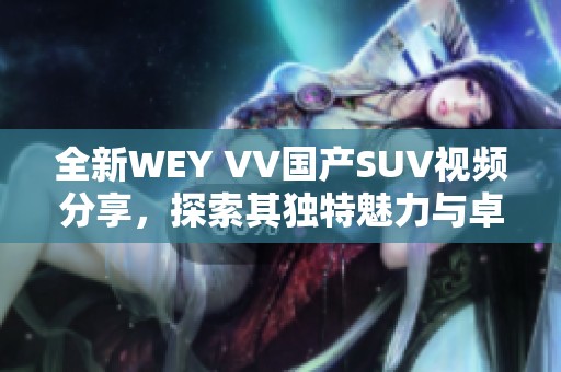 全新WEY VV国产SUV视频分享，探索其独特魅力与卓越性能