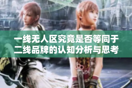 一线无人区究竟是否等同于二线品牌的认知分析与思考