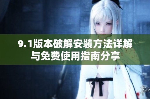 9.1版本破解安装方法详解与免费使用指南分享