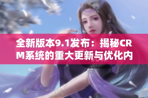 全新版本9.1发布：揭秘CRM系统的重大更新与优化内容