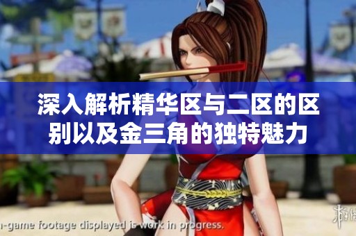 深入解析精华区与二区的区别以及金三角的独特魅力