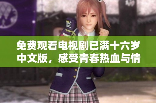 免费观看电视剧已满十六岁中文版，感受青春热血与情感故事