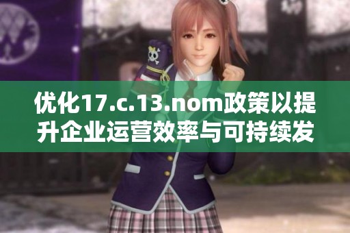 优化17.c.13.nom政策以提升企业运营效率与可持续发展