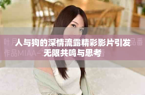 人与狗的深情流露精彩影片引发无限共鸣与思考