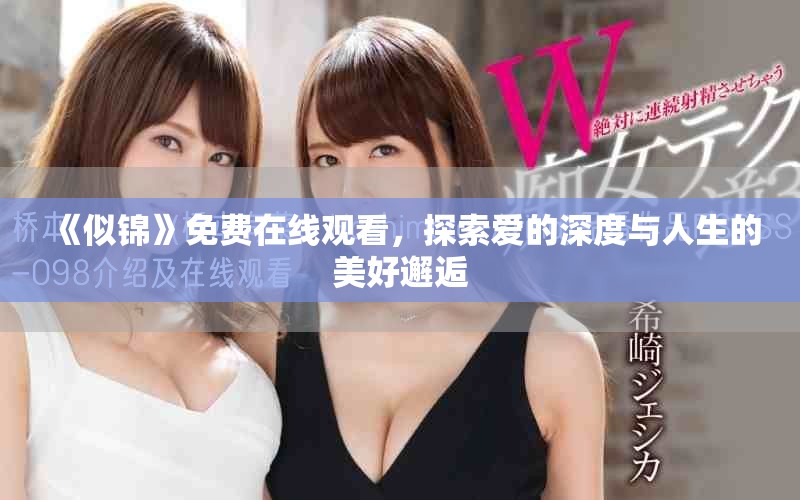 《似锦》免费在线观看，探索爱的深度与人生的美好邂逅