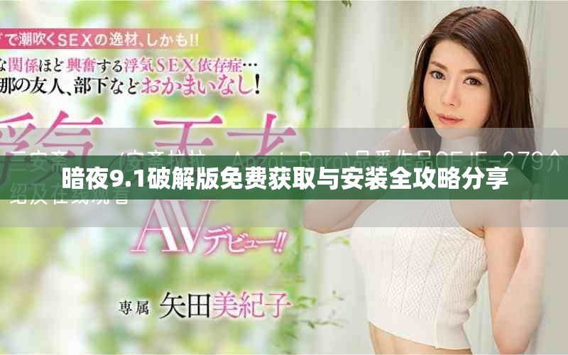 暗夜9.1破解版免费获取与安装全攻略分享