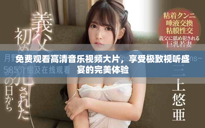 免费观看高清音乐视频大片，享受极致视听盛宴的完美体验