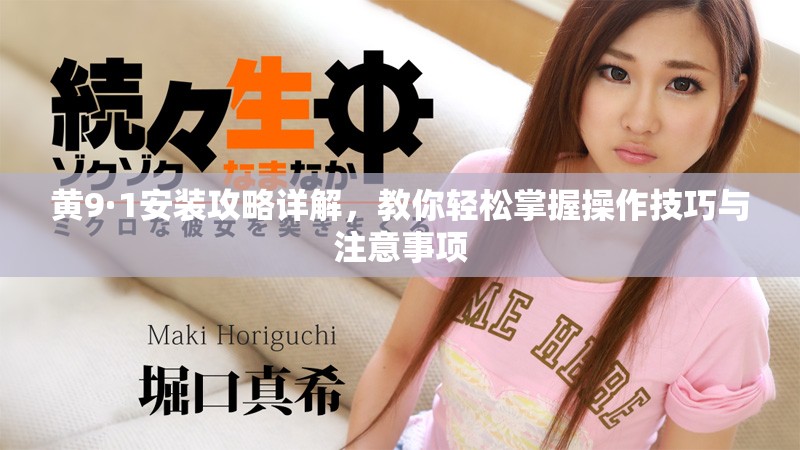 黄9·1安装攻略详解，教你轻松掌握操作技巧与注意事项