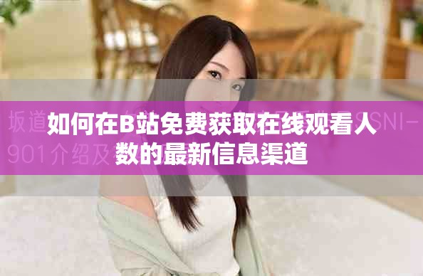 如何在B站免费获取在线观看人数的最新信息渠道