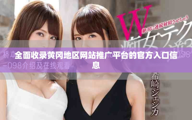 全面收录黄冈地区网站推广平台的官方入口信息