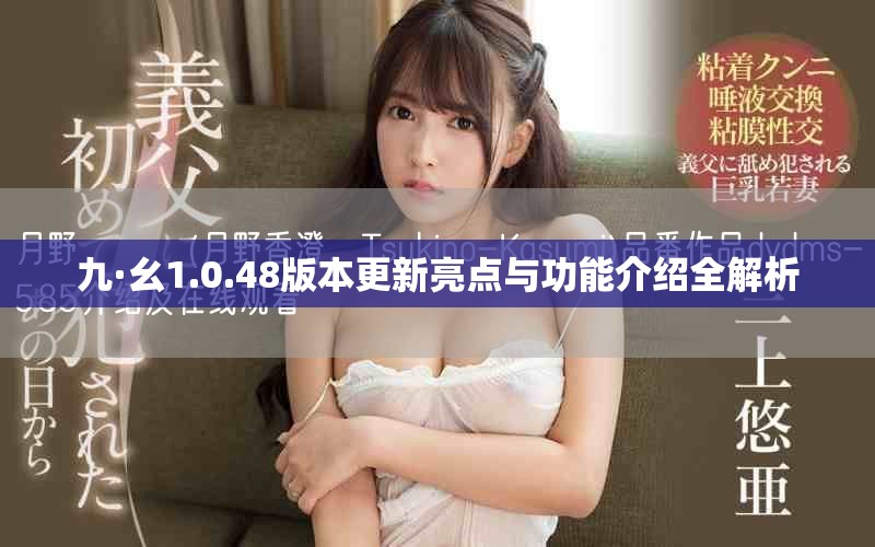 九·幺1.0.48版本更新亮点与功能介绍全解析