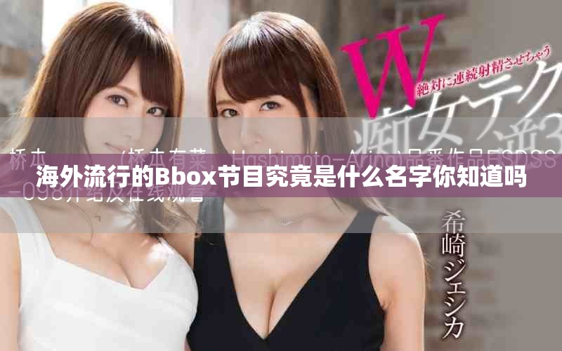 海外流行的Bbox节目究竟是什么名字你知道吗