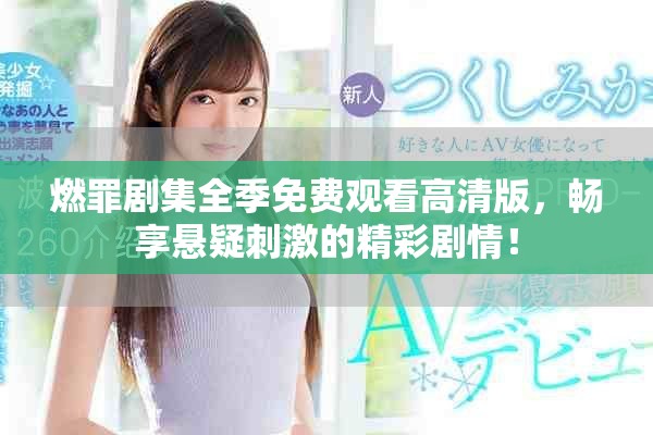 燃罪剧集全季免费观看高清版，畅享悬疑刺激的精彩剧情！