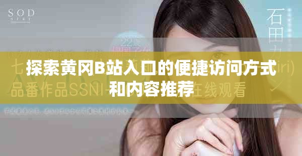 探索黄冈B站入口的便捷访问方式和内容推荐