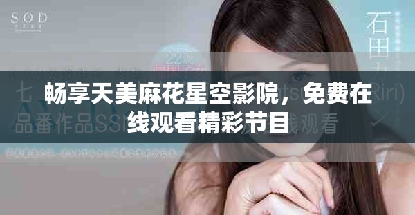畅享天美麻花星空影院，免费在线观看精彩节目