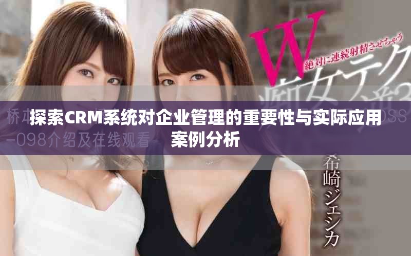 探索CRM系统对企业管理的重要性与实际应用案例分析